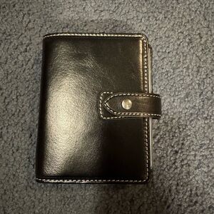 filoFAX Black Leather Planner